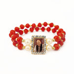 Red Double Band  Guru Ji Maharaj Handmade Bracelets for Men and Women