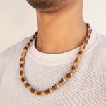 100% Pure Tulsi Kanthi Wooden Mala Engraved with Ram Name