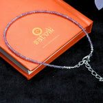 Amethyst Anklet Stylish Spiritual Wear