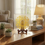 Selenite Shree Yantra Charging Plate Spiritual Healing Tool