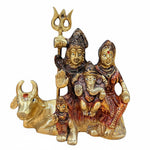 4.7 Inch Sampurna Shiv Parivaar with Nandi