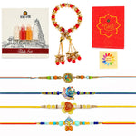 Mega Rakhi Family Pack Combo (Set of 5)