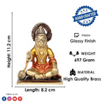 4.4 Inch Lord Hanuman Brass Idol