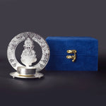Sacred Silver Ganesh Tea Light Candle Holder