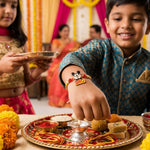 Playful Mickey Mouse BRO Sign Kids Rakhi
