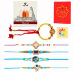 Divine Spiritual Family Rakhi Combo (Set of 5)
