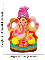 8 Inch Nandana Eco-Friendly Ganesha Idol