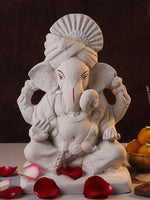 10.5 Inch Sarvadevatman Ganpati With Pagdi