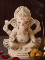 10 Inch Natural Eco-Friendly Ganesha Idol