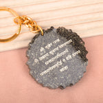 Pyrite Kuber Yantra Keyring Spiritual Wealth & Positive Energy