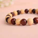 Govt. Certified White & Red Sandalwood Bracelet
