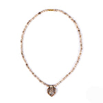 100% Original Tulsi Neck Mala with Radha Krishna Locket Charm
