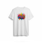 Holi Tshirt Printed Round Neck Tshirt for Men/Women Design-4