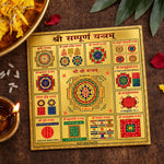 Traditional Hindu Sampurn Yantra Sticker for Puja