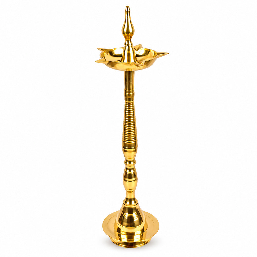 28 Inch Brass Kerala Diya Samai Lamp