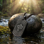 Ganpati Shlok Pendant MicroCarved Black