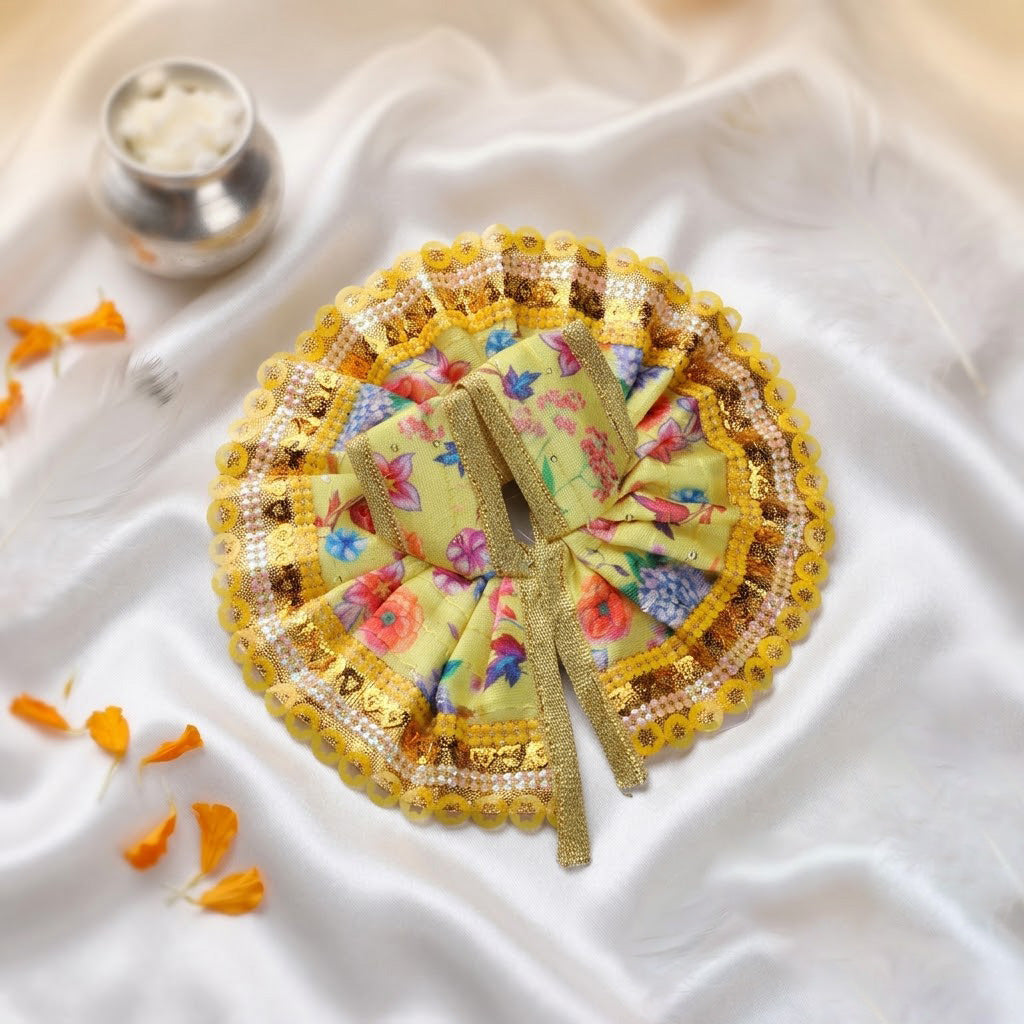 Size No.2 Exquisite Vibrant Festive Floral Laddu Gopal Dress