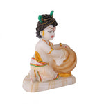 Premium Marble Dust Makhan Chor Laddu Gopal Statue