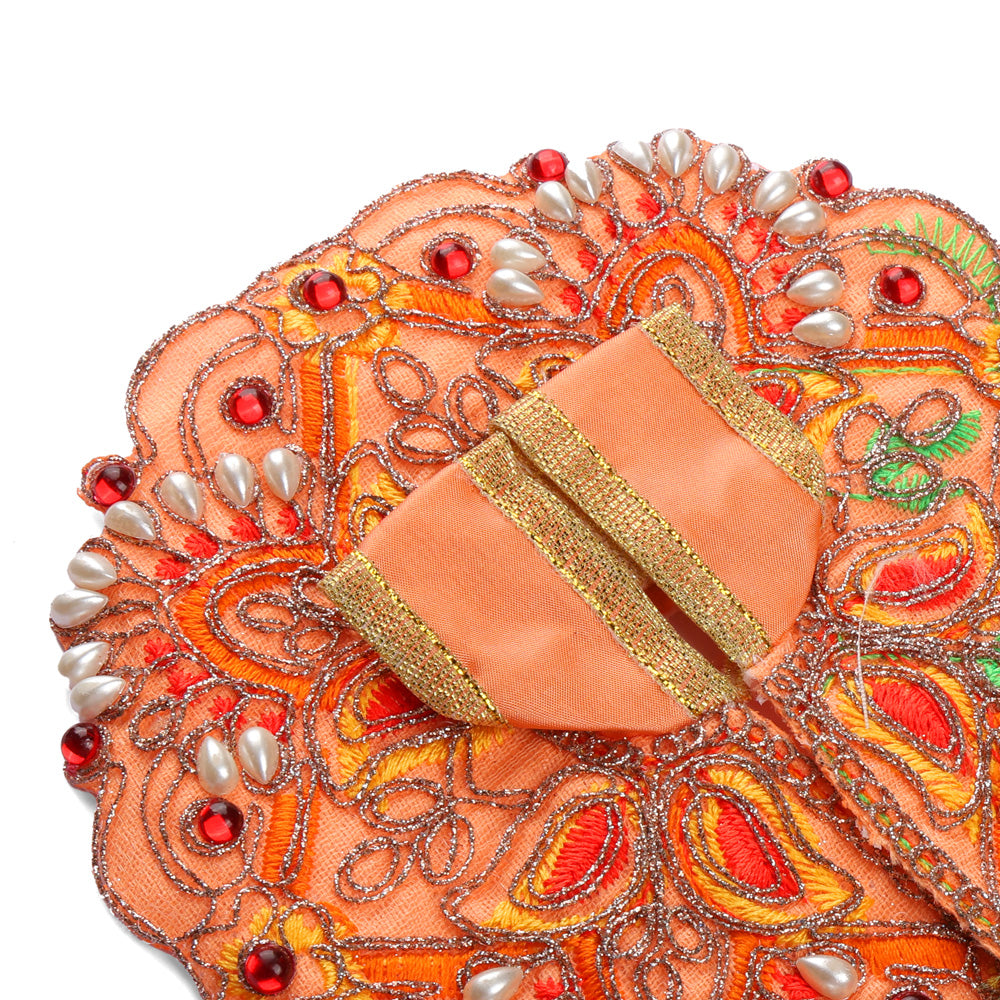 Size 2 Colour Stones Embroidered Laddu Gopal Dress