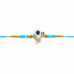 Handcrafted Space Theme Enamel Astronaut Kids Rakhi
