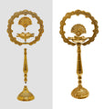 Traditional Brass Mor Kiran Standing Diya (16.5 Inch) Puja Store Online Pooja Items Online Puja Samagri Pooja Store near me www.satvikstore.in