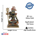 3.8 Inch Brass Shiv Idol