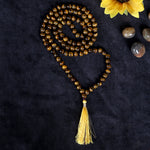 108 Beads Tiger Eye Jaap Mala - Power & Protection Crystal