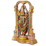 Premium Antique Gold Tirupati Balaji Resin Statue