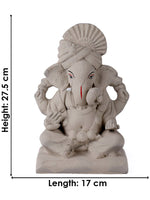 10.5 Inch Sarvadevatman Ganpati With Pagdi