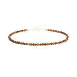 Tiger Eye Anklet Stylish Spiritual Wear
