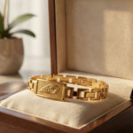 Feather Bracelet Gold Plated Premium IGP Coating
