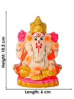 4 Inch Colourful Eco Friendly Ganesha Idol