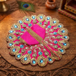 Size 2 Premium Heavy Stone & Pearl Laddu Gopal Dress