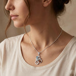 925 Silver Hallmarked Om Krishna Rudraksha Pendant