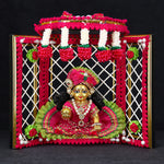 Traditional Handcrafted Deity Idol Background Phool Bangla