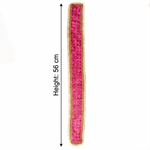 Premium Pink & Gold Zari Designer Royal Patka