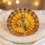 Dotted Pattern Laddu Gopal Dress with Golden Border