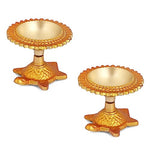 Multicolor Turtle Diya Metal Table Dia Laxmi Candle Tea Light Holder