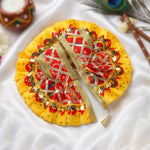 Size 1 Handcrafted Bandhani Print Laddu Gopal Dress