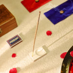 Darbari incense sticks with red and blue fragrance variants