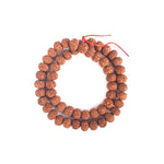 7 Mukhi Semi Pathriya Rudraksha Mala 13-14 mm