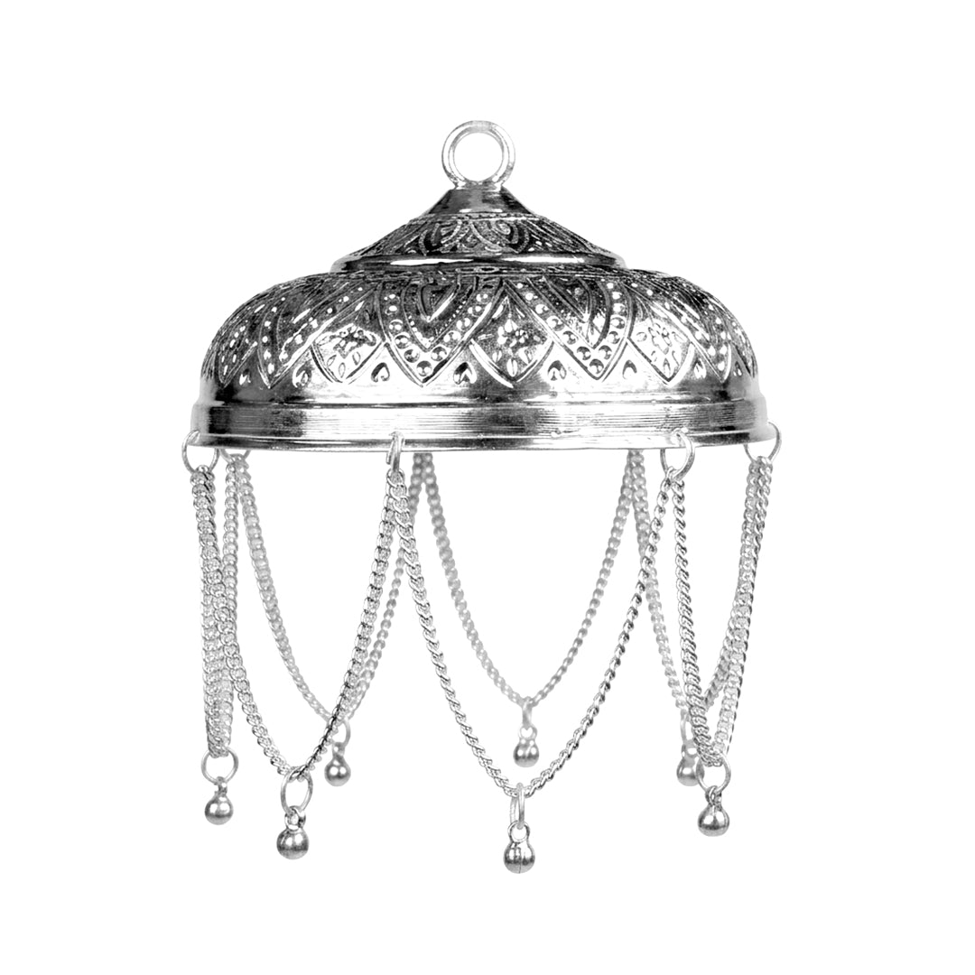 925 Hallmark 4 Inch Durga Mata Chhatra