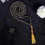 Pyrite Hakik Mala 108 Beads – The Stone of Abundance & Protection