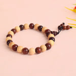 Govt. Certified White & Red Sandalwood Bracelet