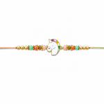 Magical Sleeping Unicorn Rainbow Mane Kids Rakhi