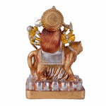 Premium Metallic Silver & Gold Maa Durga Idol Statue