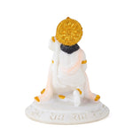 Premium White Marble Dust Hanuman Ji Statue