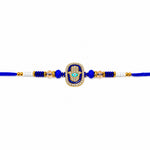 Protection Hamsa Hand Evil Eye Motif Designer Rakhi