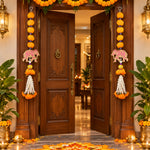Handcrafted Floral Door Hanging Bandhanwar with Elephant Cutout