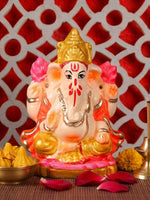 4 Inch Colourful Eco Friendly Ganesha Idol | India’s Largest Pooja Accessories Brand – www.satvikstore.in
